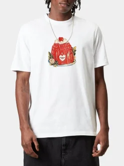 CARHARTT WIP T-Shirt<T-SHIRT PUDDING Bianco, Rosso, Verde