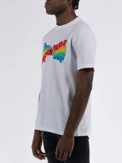 DSQUARED T-Shirt<T-SHIRT REGULAR FIT Arancione, Azzurro, Bianco, Blu, Giallo, Rosso