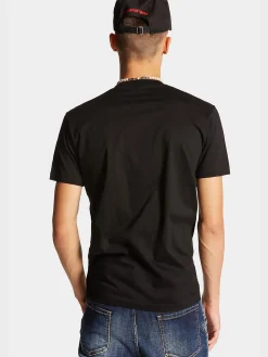 DSQUARED T-Shirt<T-SHIRT ROCCO Nero