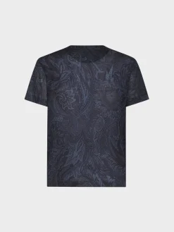 ETRO T-Shirt<T-SHIRT ROMA Blu, Nero