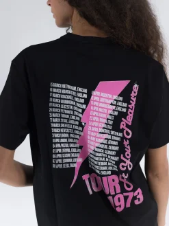 JUNYA WATANABE T-Shirt<T-SHIRT ROXY MUSIC Nero