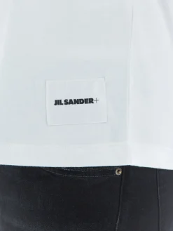 JIL SANDER T-Shirt<T-SHIRT SET 3 PZ Bianco