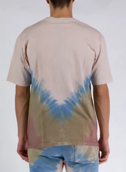 MAUNA-KEA T-Shirt<T-SHIRT SHIBORI TIE DYE Marrone, Multicolor, Nero, Rosa, Verde