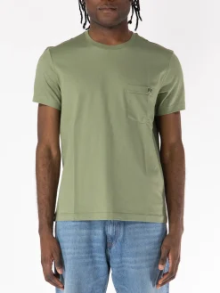 FAY T-Shirt<T-SHIRT SHORTSLEEVE BASIC ESSENTIAL Verde