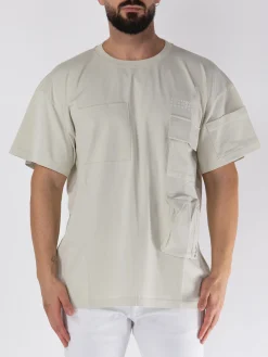 MM6 MAISON MARGIELA T-Shirt<T-SHIRT SHORTSLEEVE MULTIPLE-POCKETS Beige
