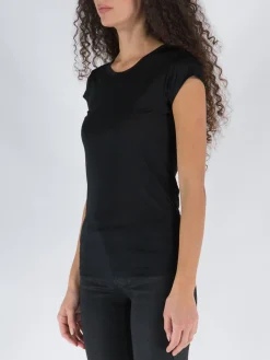 TOM FORD T-Shirt<T-SHIRT SILK JERSEY FITTED Nero