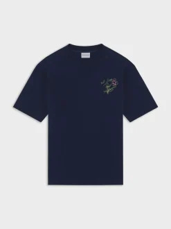 DRÔLE DE MONSIEUR T-Shirt<T-SHIRT SLOGAN ESQUISSE Blu, Rosa, Verde