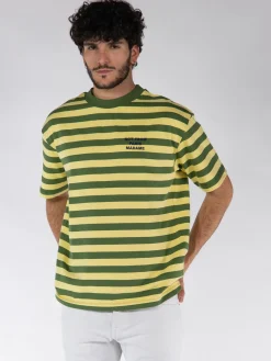 DROLE DE MONSIEUR T-Shirt<T-SHIRT SLOGAN ESQUISSE Giallo, Verde