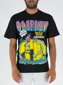 MARKET T-Shirt<T-SHIRT SMILEY INTO THE UNKNOWN Multicolor, Nero