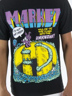 MARKET T-Shirt<T-SHIRT SMILEY INTO THE UNKNOWN Multicolor, Nero