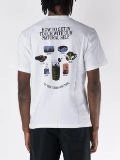 DAILY PAPER T-Shirt<T-SHIRT SMOOTHIE Bianco, Nero