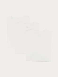 JIL SANDER T-Shirt<T-SHIRT SS 3 PACK Bianco