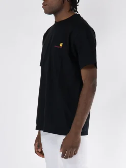 CARHARTT WIP T-Shirt<T-SHIRT S/S AMERICAN SCRIPT Nero