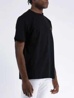 CARHARTT WIP T-Shirt<T-SHIRT S/S AMERICAN SCRIPT Nero