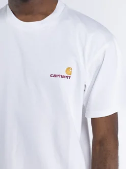 CARHARTT WIP T-Shirt<T-SHIRT S/S AMERICAN SCRIPT Bianco