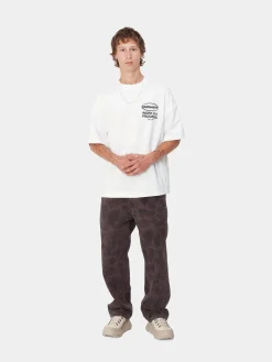 CARHARTT WIP T-Shirt<T-SHIRT S/S BODY OF WORK Bianco, Nero