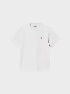 CARHARTT WIP T-Shirt<T-SHIRT S/S CHASE Bianco
