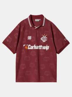 CARHARTT WIP T-Shirt<T-SHIRT S/S HARTT'S FOOTBALL Arancione, Bianco, Giallo, Rosso