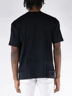 COMME DES GARCONS SHIRT T-Shirt<T-SHIRT S/S OVERSIZE CON LOGO Bianco, Nero