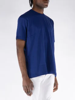 COMME DES GARCONS SHIRT T-Shirt<T-SHIRT S/S OVERSIZE CON LOGO Bianco, Blu