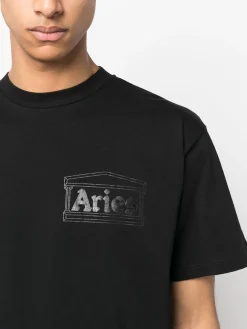 T-Shirt<T-SHIRT TEMPLE SS TEE Grigio, Nero