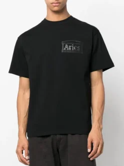 T-Shirt<T-SHIRT TEMPLE SS TEE Grigio, Nero