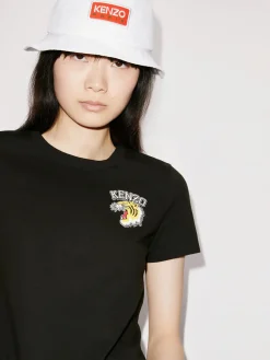 KENZO T-Shirt<T-SHIRT TIGER VARSITY Bianco, Giallo, Nero