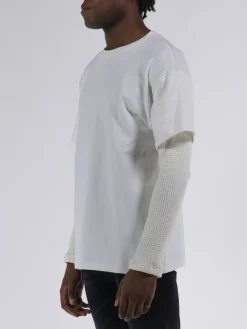 MEMBERS OF THE RAGE T-Shirt<T-SHIRT WAFFLE Bianco
