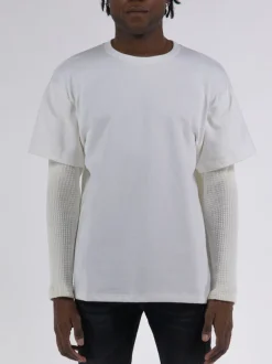 MEMBERS OF THE RAGE T-Shirt<T-SHIRT WAFFLE Bianco