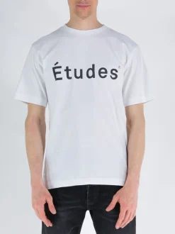 ÉTUDES T-Shirt<T-SHIRT WONDER ETUDES Bianco, Nero